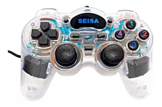 Gamepad Mando Con Cable Usb 3 Metros Seisa