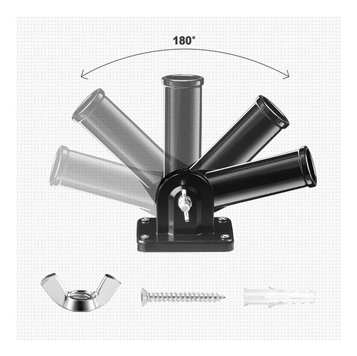 Soporte De Montaje Para Mástil De Bandera Ajustable Rod Hi