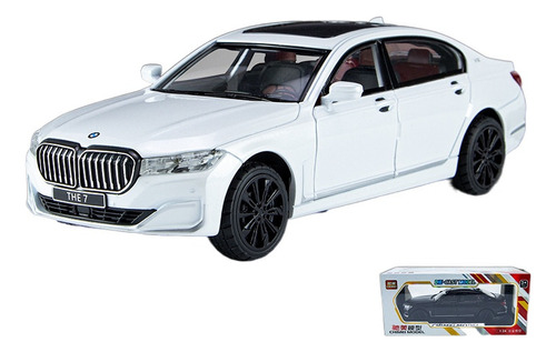 1:24 Bmw 760li Aleación De Sonido Y Luz Coche Modelo Juguete