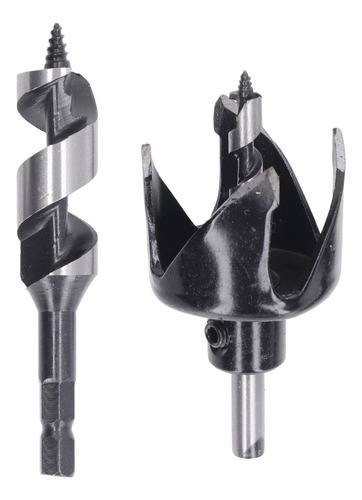 Juego De Sierras Esféricas Auger Bits, 4 Puntas, Brocas Para