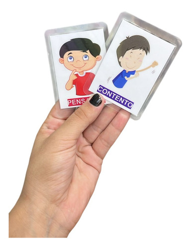 Pictogramas Cartas Didácticas Emociones Sentimientos Terapia