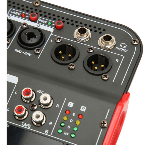 Mesa Mezcladora Multifunción Con Sonido De 6 Canales Usb Pro
