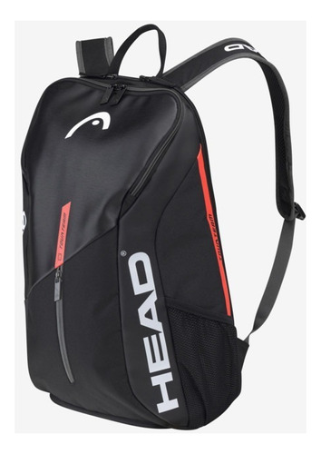 Backpack Para Raquetas Head Tour Team Negro Naranja