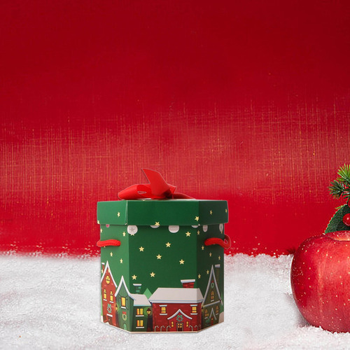 5 Caja De Regalo De Navidad, Contenedor De Dulces Para Las