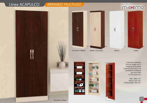 Armario Multiuso Acapulco Maxiking 2puertas