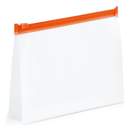 Kit 100un Personalizado - Necessaire Transparente Com Fecho