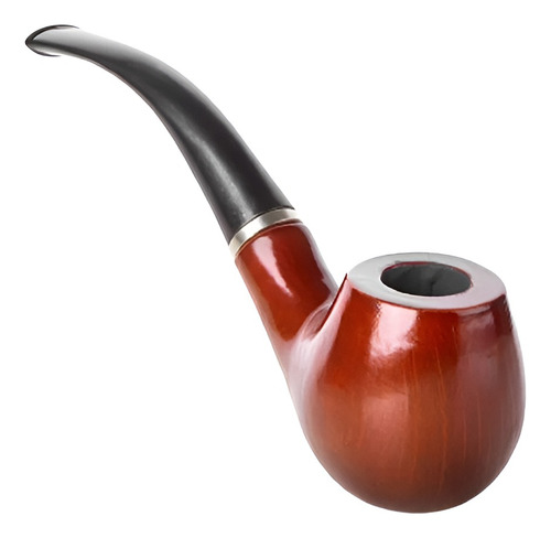 Pipa De Madera Curva Pipas Fumar Tabaco Pipas Madera Premium