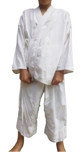 Kimono Blanco Para Karate Niño Talla 2 Mas Obsequio