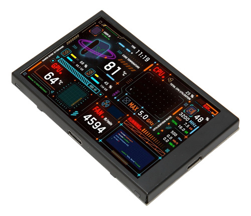 Monitor De Computadora Temp 3.5 Pulgadas Ips Dual Usb C, Edi
