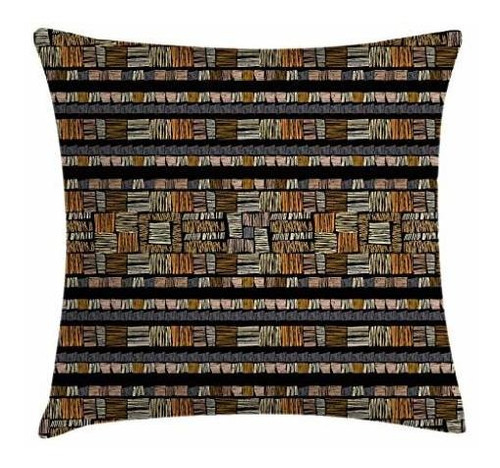 Ambesonne African Funda De Almohada, Patrón V5q4v