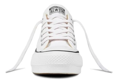 Tenis Converse Chuck Taylor All Star Platform Mujer-blanco
