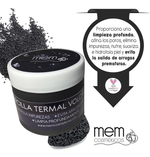 Imagen 2 de 5 de Mascarilla Arcilla Volcánica