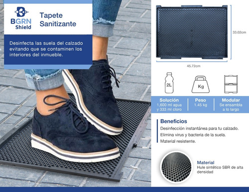 Tapete Sanitizante Para Calzado