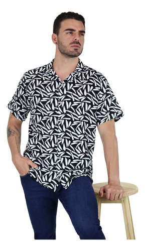 Camisa Para Hombre Manga Corta Estampado | Rams Cottons