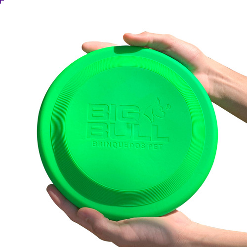 Brinquedo Para Cachorro Frisbee Profissional Super Divertido Cor Verde