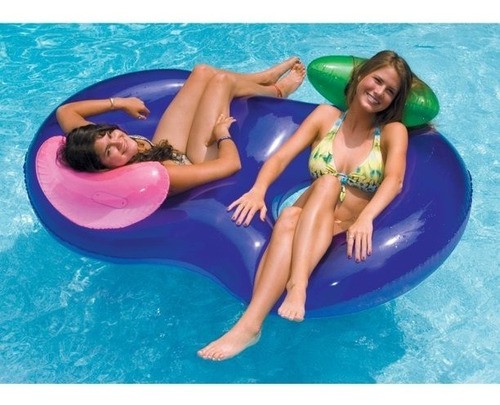 Flotador Inflable Para Piscina Swimline Vinyl Sidebyside