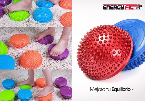 Imagen 5 de 8 de Mini Bosu Kinesiologia Kit 3 Unidades Semiesfera Equilibrio