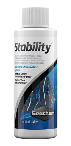 Seachem Stability 100ml Acelerador Biológico Água Doce / Mar