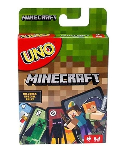 Juego De Cartas Minecraft Uno Mesa