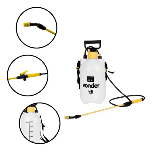Pulverizador Agricola Lateral Manual Vonder 6240005000 5 Litros C...