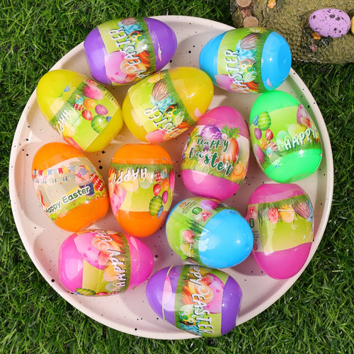 Caja Persiana De Plástico Con Forma De Huevo De Pascua De Co