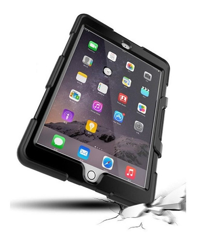 Carcasa De Silicona Antideslizante Con Soporte Para iPad