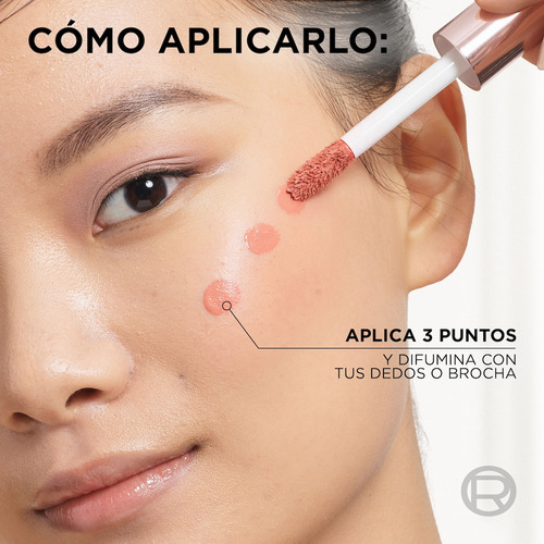 Rubor Líquido Luminoso Lumi Blush Tono Worth It Medium