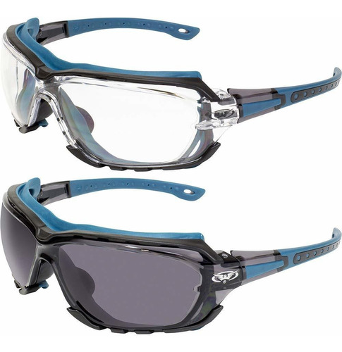 2 Pares Global Vision Octane Sport Motocicleta Riding Gafas 