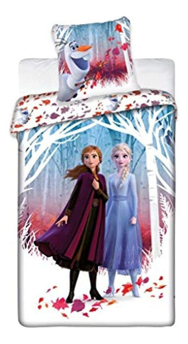 Disney Frozen 2 Princesa Elsa Y Anna Twin Funda Nórdica 55x7
