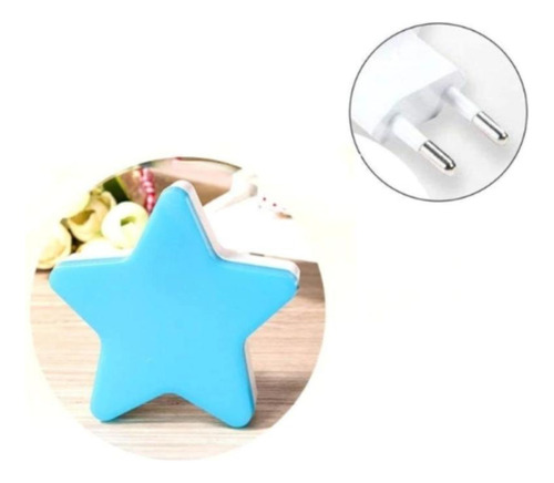 Lampara De Noche Espanta Cuco Luz Led Forma Estrella Niños
