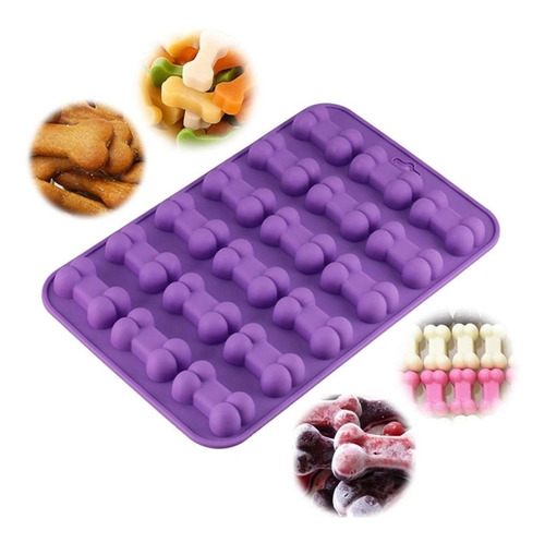 Molde Hueso Silicona Perro Galletas Hielo Chocolates Helado