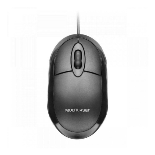 Imagen 1 de 4 de Mouse Multilaser  Office MO300 negro
