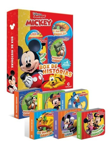 Livro Box De Histórias Mickey Mouse - 6 Minilivros Culturama