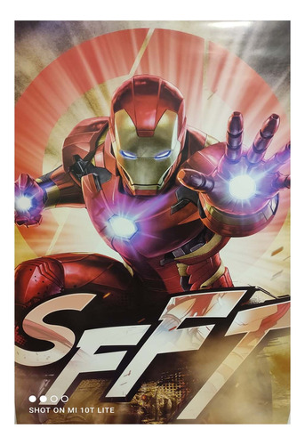 Poster Iron Man 89x69cm B7/b4/solocachureos