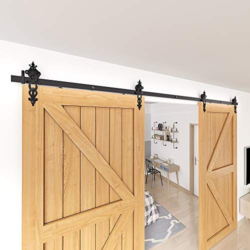 Winsoon Kit Accesorio Para Puerta Corredera Madera Rustica X