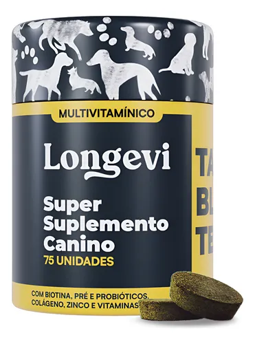 Longevi Tabletes - Super Suplemento Para Cães Petvi