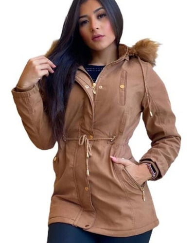 casaco parka feminino mercado livre