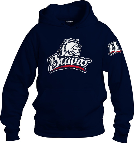 Sudadera Hoodie Bravos De Leon M2 - Adulto Niño