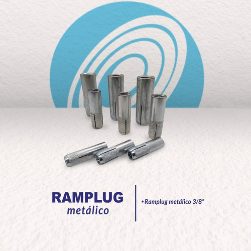 Ramplug Metálico 3/8 X3