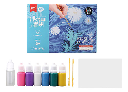 Kit Educativo Colour Safe Art Marbling Para Proyectos De Pri