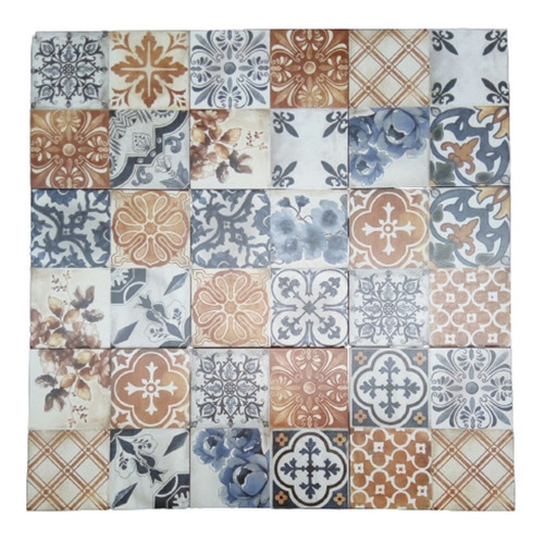 Imagen 2 de 7 de Ceramico 33x33 1° Cotto Deco Calcareo San Lorenzo Scop