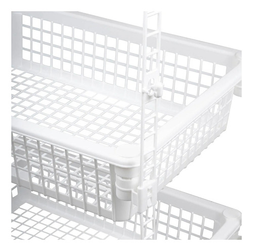 Organizador Colgante Repisas Ajustable Closet Color Blanco