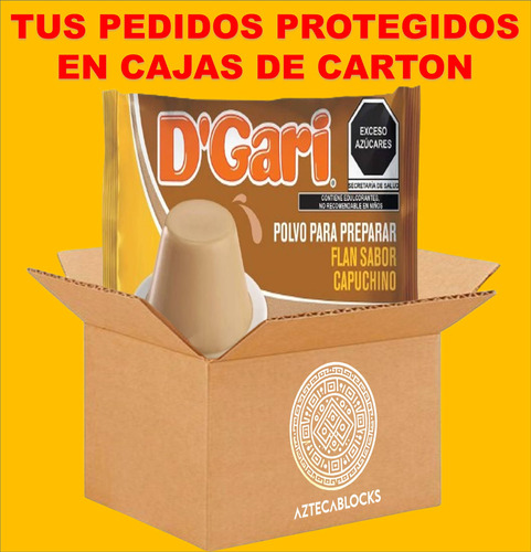 D'gari 3 Flanes De Leche Sabor Capuchino Rinde 1 Litro Wow