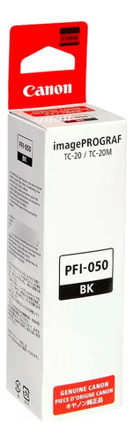 Tinta Pigmentada Canon Pfi-050 Negro Para Tc-20/tc-20m 70ml.