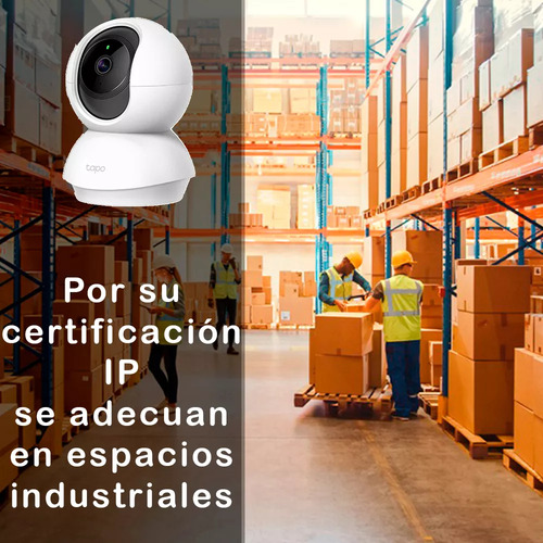 Cámara Wi-fi Tp-link Tapo C210 3mp Audio Bidireccional Con Memoria Microsd De 64gb