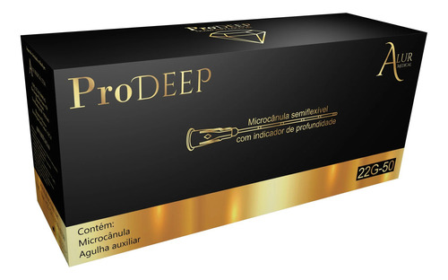 Microcânula Semiflexível Prodeep 22g-70m