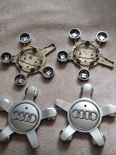 4 Centros De Rin Audi A3 A4 A5 A6 8r0601165 Originales 135mm