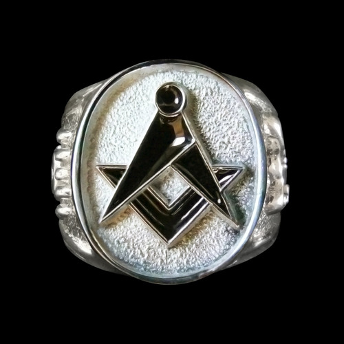 Anillo Masonico Maestro Minimalista Plata | Artemasonico