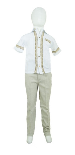 Guayabera Manta Niño Manga Corta