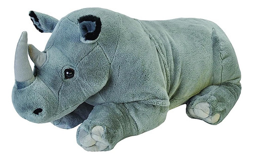 República Salvaje Jumbo Rinoceronte Peluche Animal, Peluche 